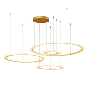Amyntas - Four Ring Artistic LED Chandelier