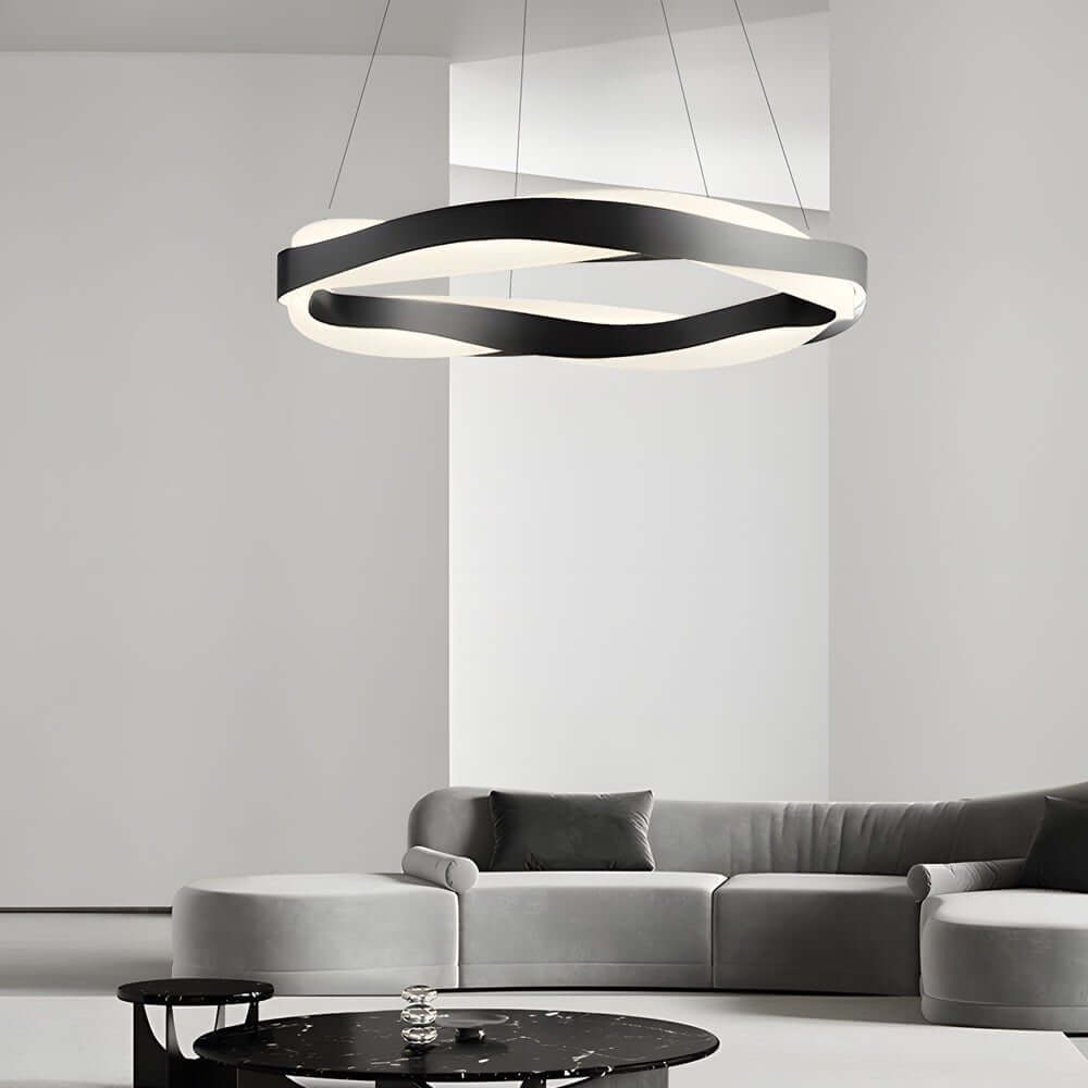 Xenon - Wavy Acrylic LED Pendant Light