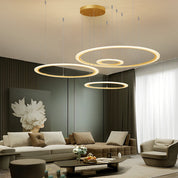 Amyntas - Four Ring Artistic LED Chandelier