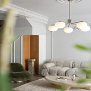 Deinias - Five-Light Glass LED Chandelier