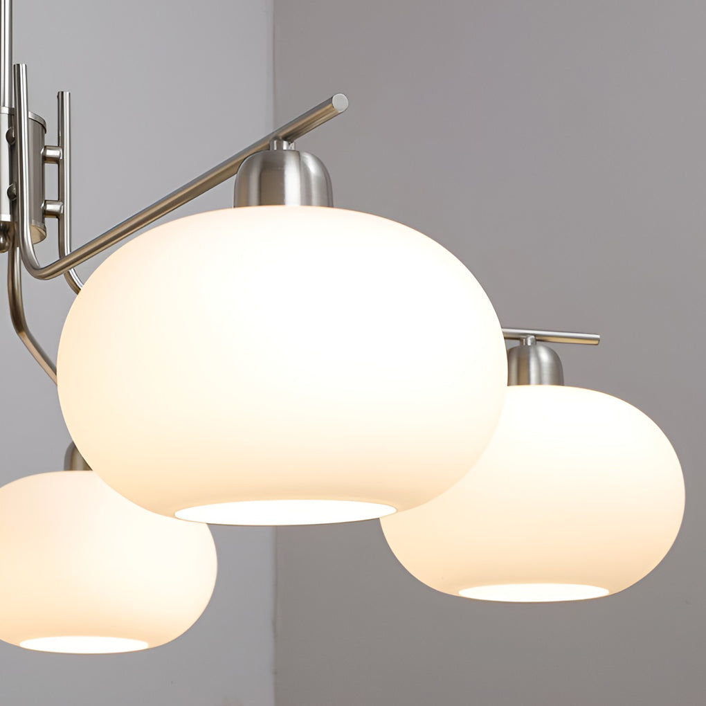 Deinias - Five-Light Glass LED Chandelier