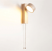 Kyparissos - Travertine and Walnut Wall Light