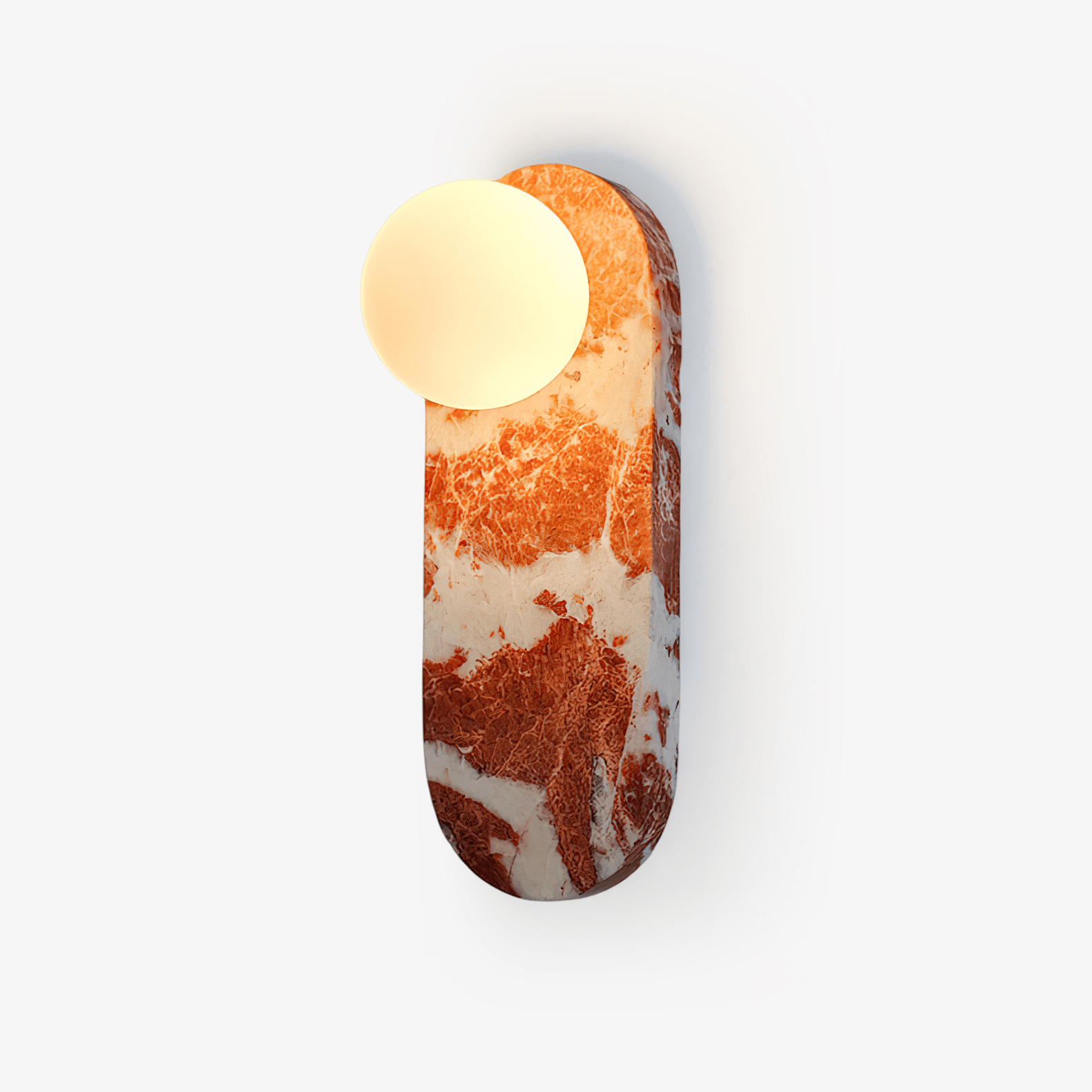 Melanthe - Marble and Glass Wall Lamp