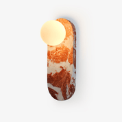 Melanthe - Marble and Glass Wall Lamp