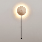 Astraia - Round Travertine Wall Light