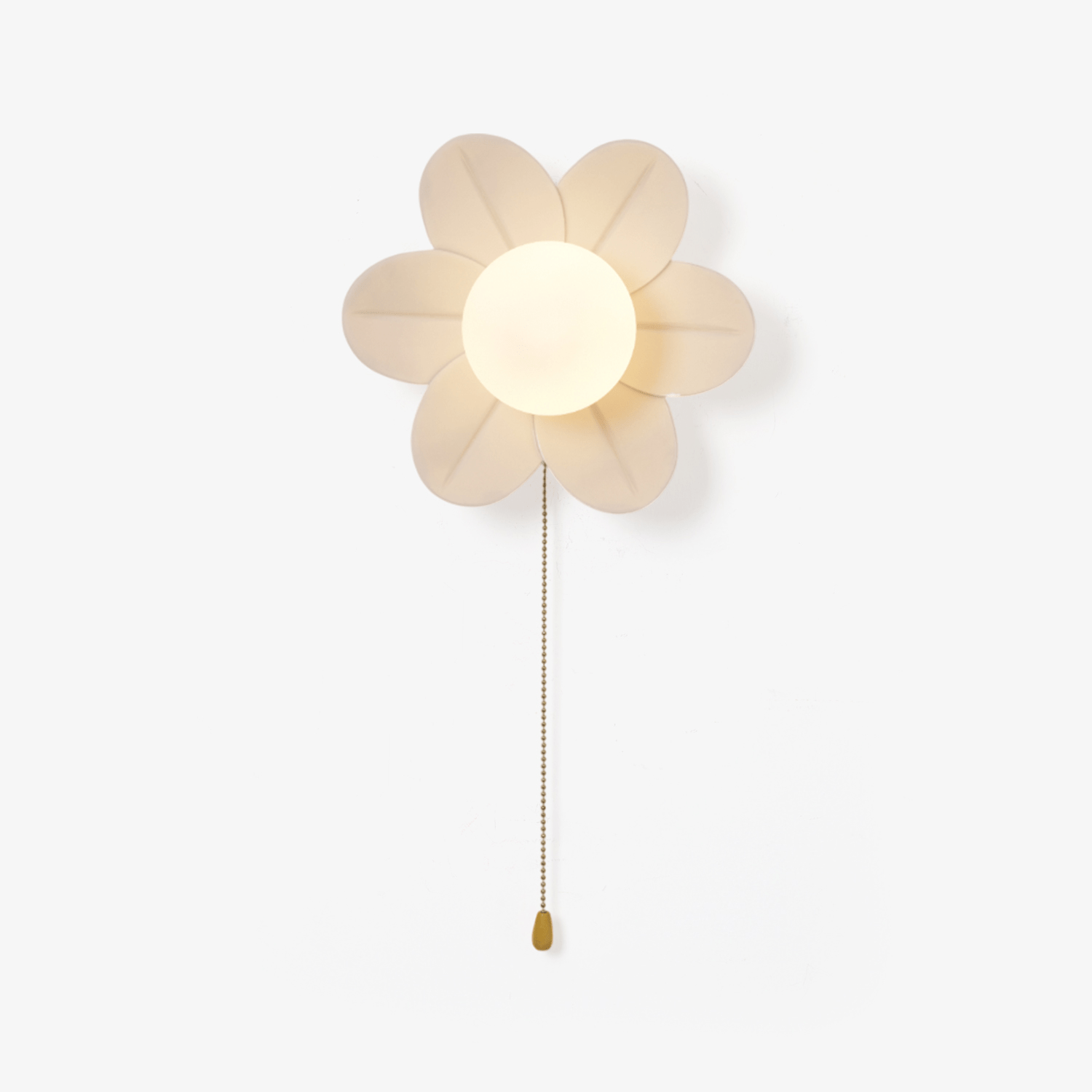 Nephelai - White Resin Flower Wall Lamp