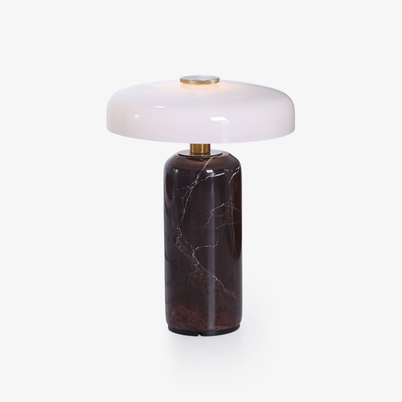 Hespera - Cordless Marble and Opaline Glass Table Lamp