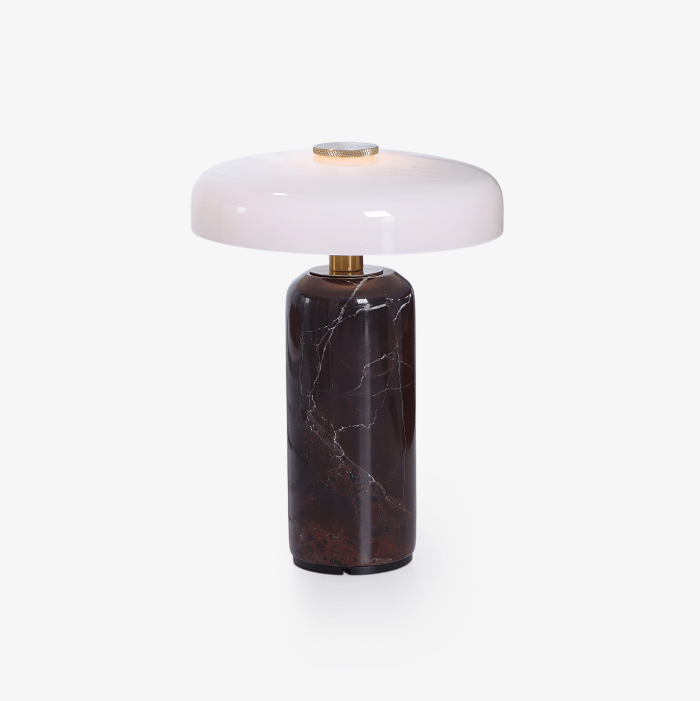 Hespera - Cordless Marble and Opaline Glass Table Lamp
