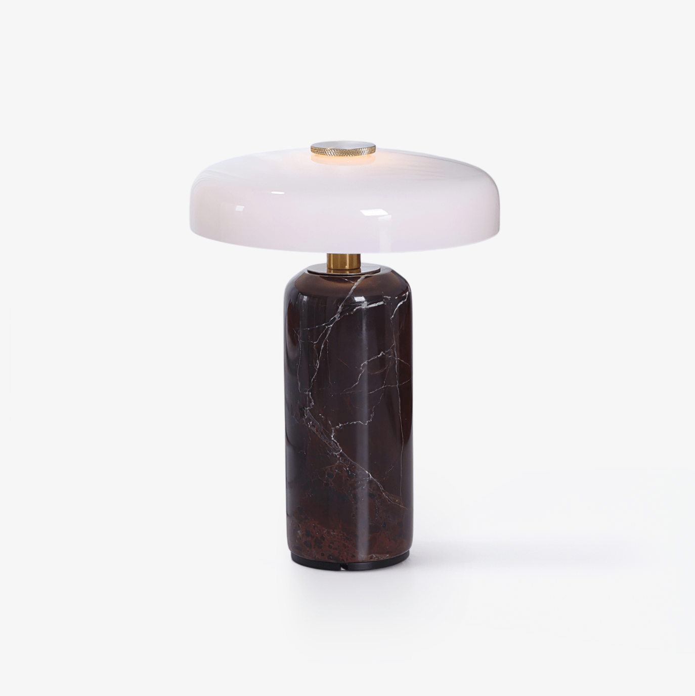 Hespera - Cordless Marble and Opaline Glass Table Lamp