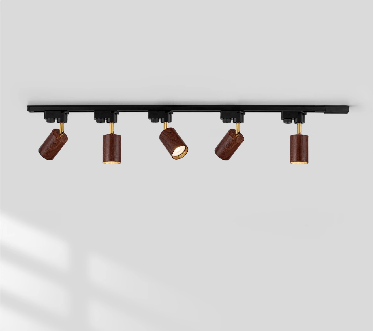 Alkaios - Walnut Grain Track Light