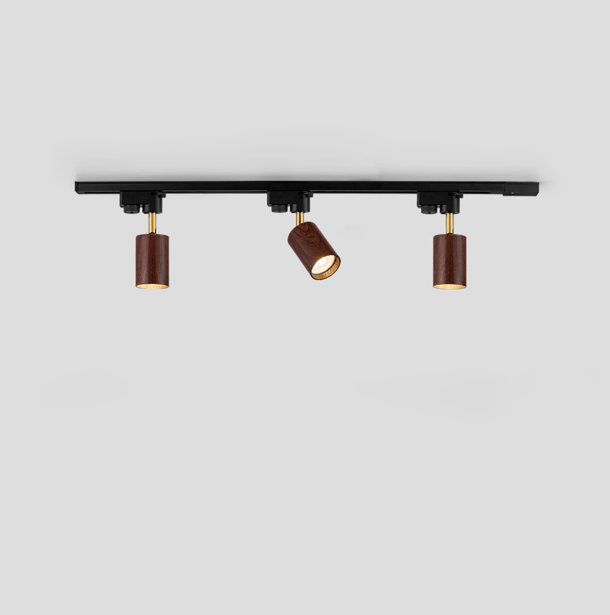 Alkaios - Walnut Grain Track Light