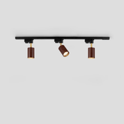 Alkaios - Walnut Grain Track Light