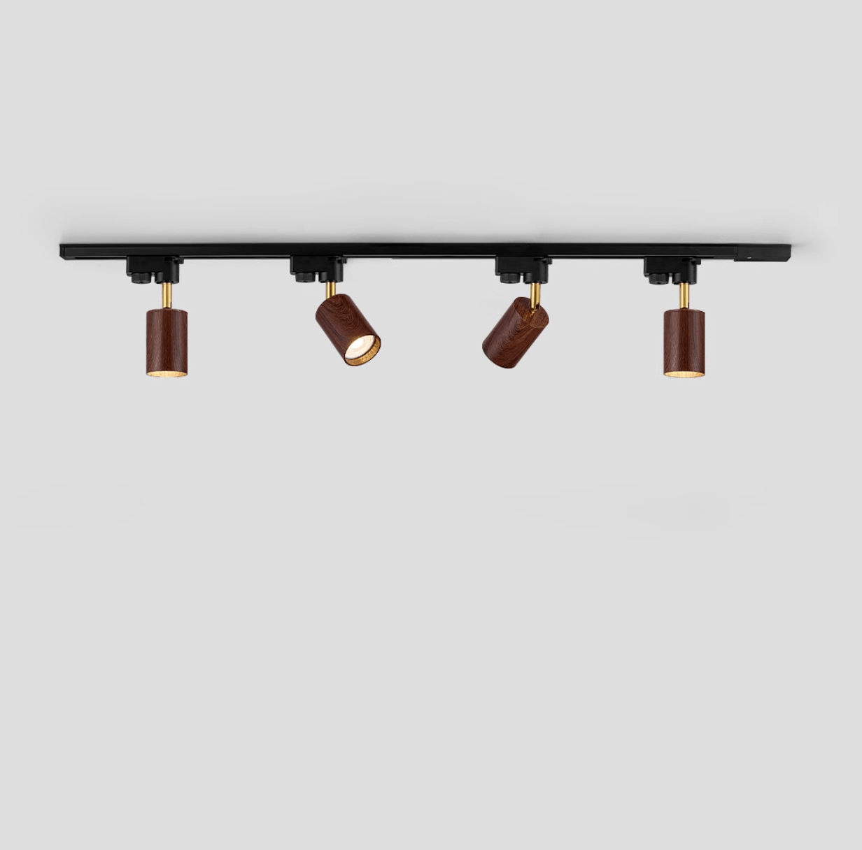 Alkaios - Walnut Grain Track Light
