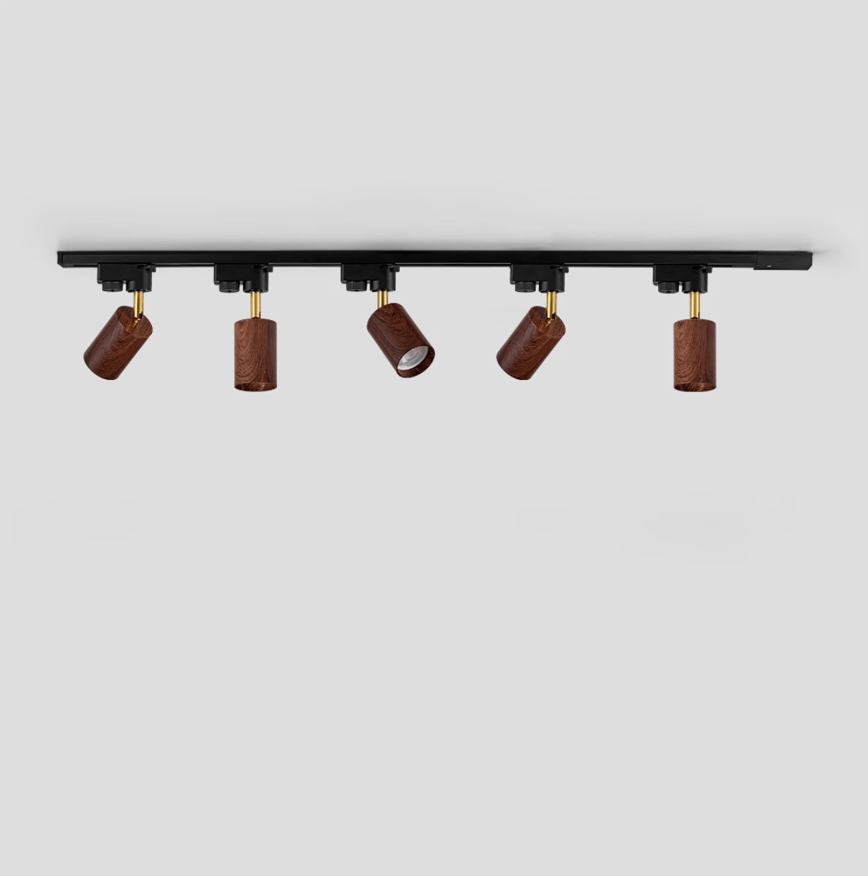 Alkaios - Walnut Grain Track Light