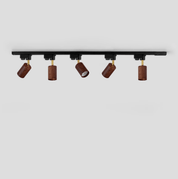 Alkaios - Walnut Grain Track Light