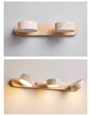 Aigle - Natural Travertine Wall Light