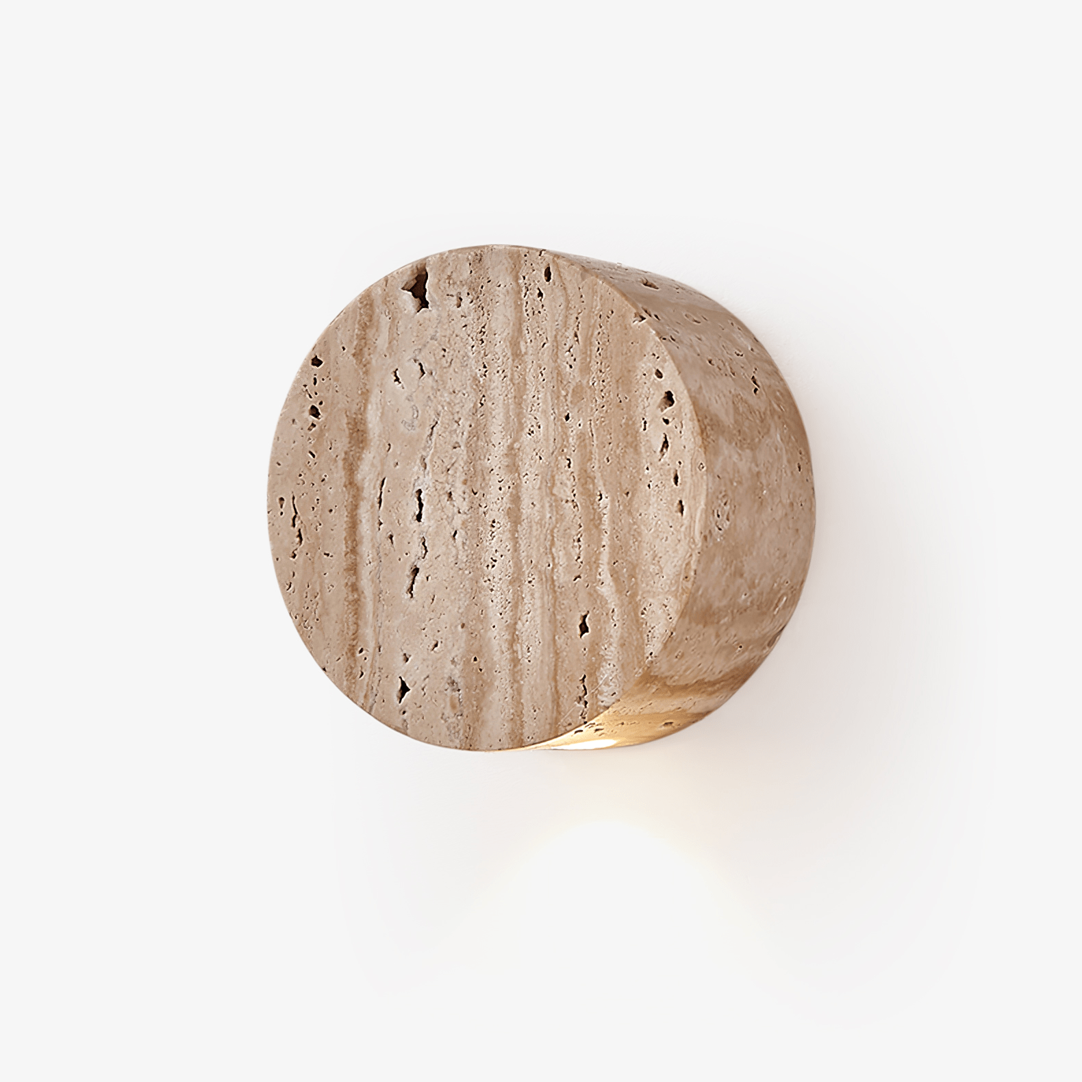 Nyssa - Travertine Downlight Sconce