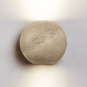 Hypnos - Travertine Globe Wall Sconce