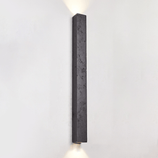 Lethe - Black Travertine Linear Wall Lamp