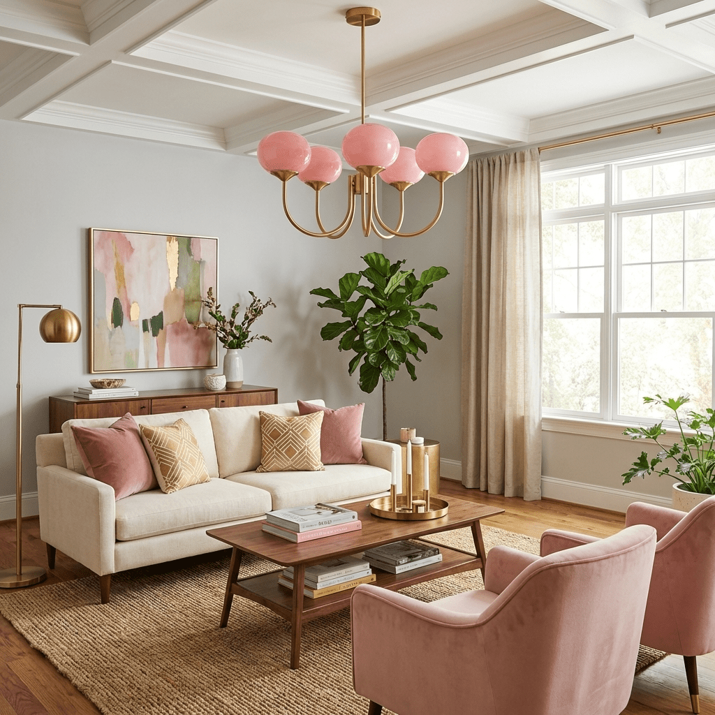 Hedone - Hand-Sprayed Glass Chandelier