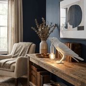 Koronis - Sculptural Resin Raven Table Lamp