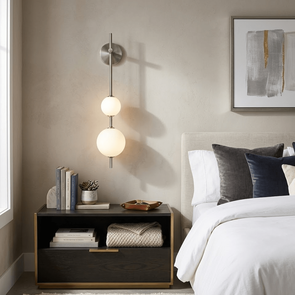 Larissa - Stacked Globe Wall Lamp
