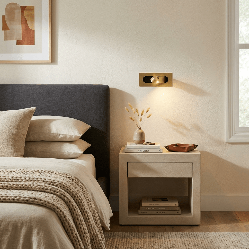 Epione - Flush Mount LED Bedside Reading Light