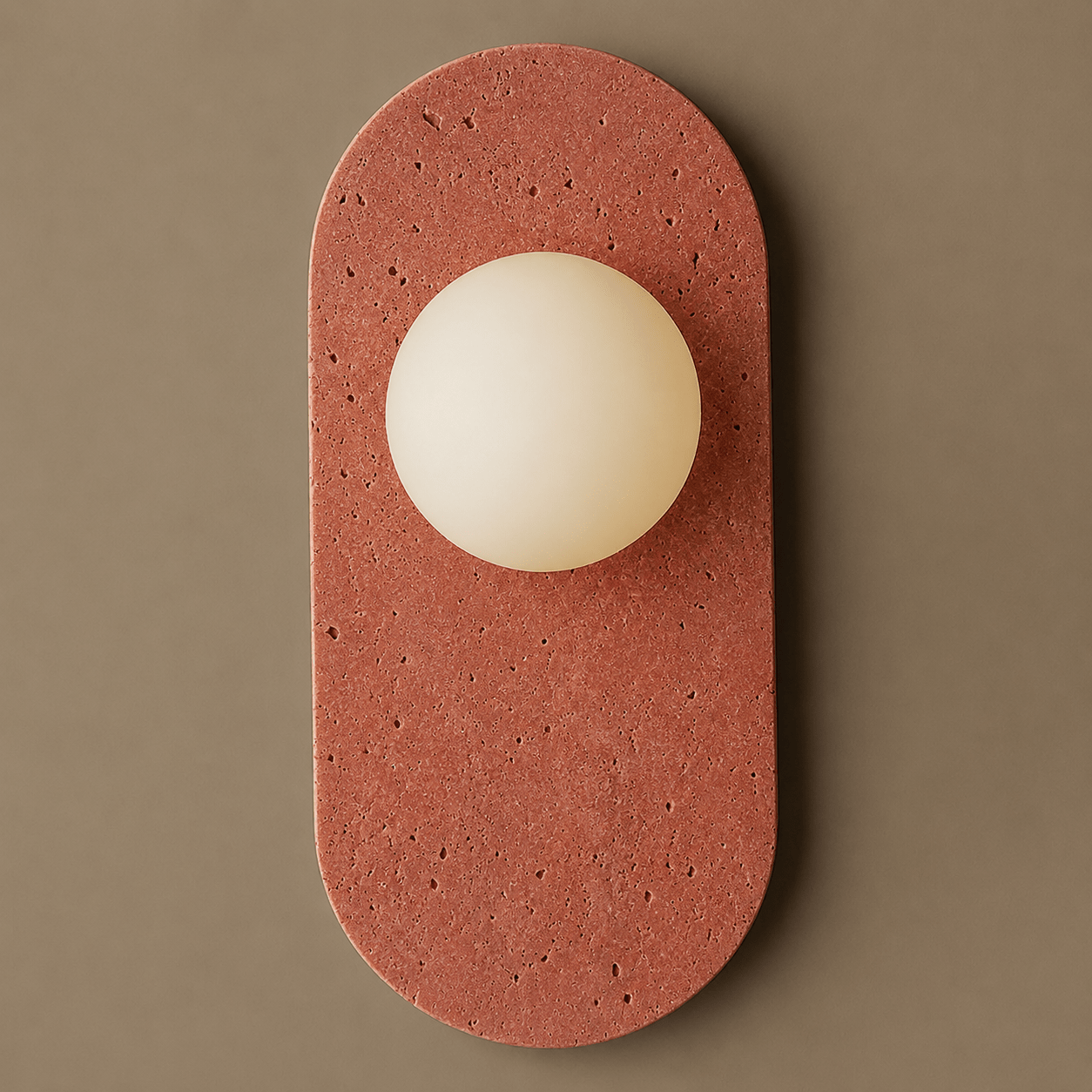 Harmonia - Marble and Travertine Wall Sconce