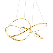 Eukleides - Curved Line Ring Chandelier