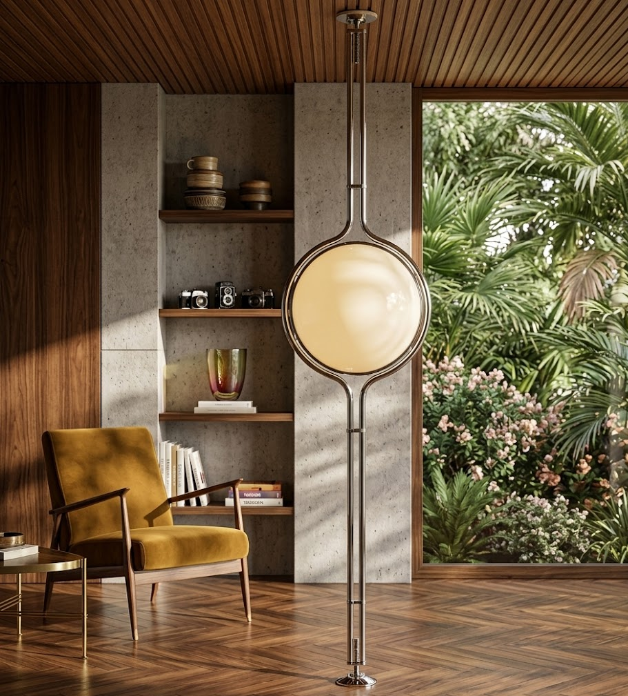 Atlas - Tension Pole Floor Lamp