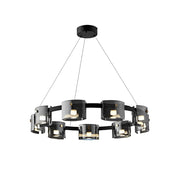 Diokles - Circle Glass Dimmable Chandelier