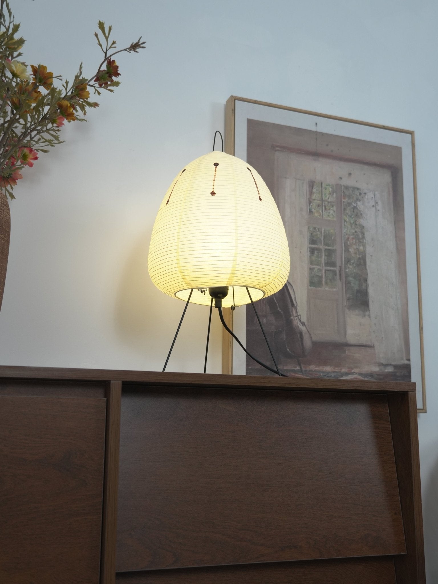 Leuke - Handmade Washi Paper Lantern Table Lamp