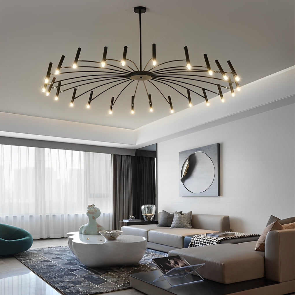 Kleitos - Adjustable Head LED Chandelier