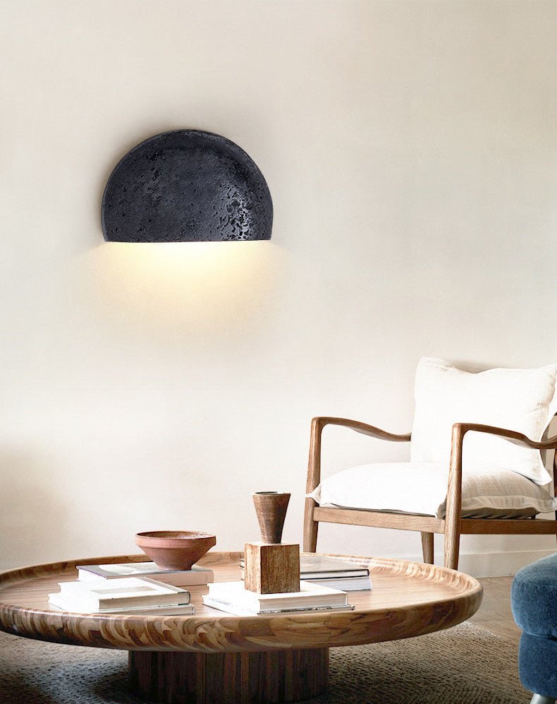 Peitho - Travertine Bowl Wall Light