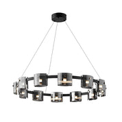 Diokles - Circle Glass Dimmable Chandelier