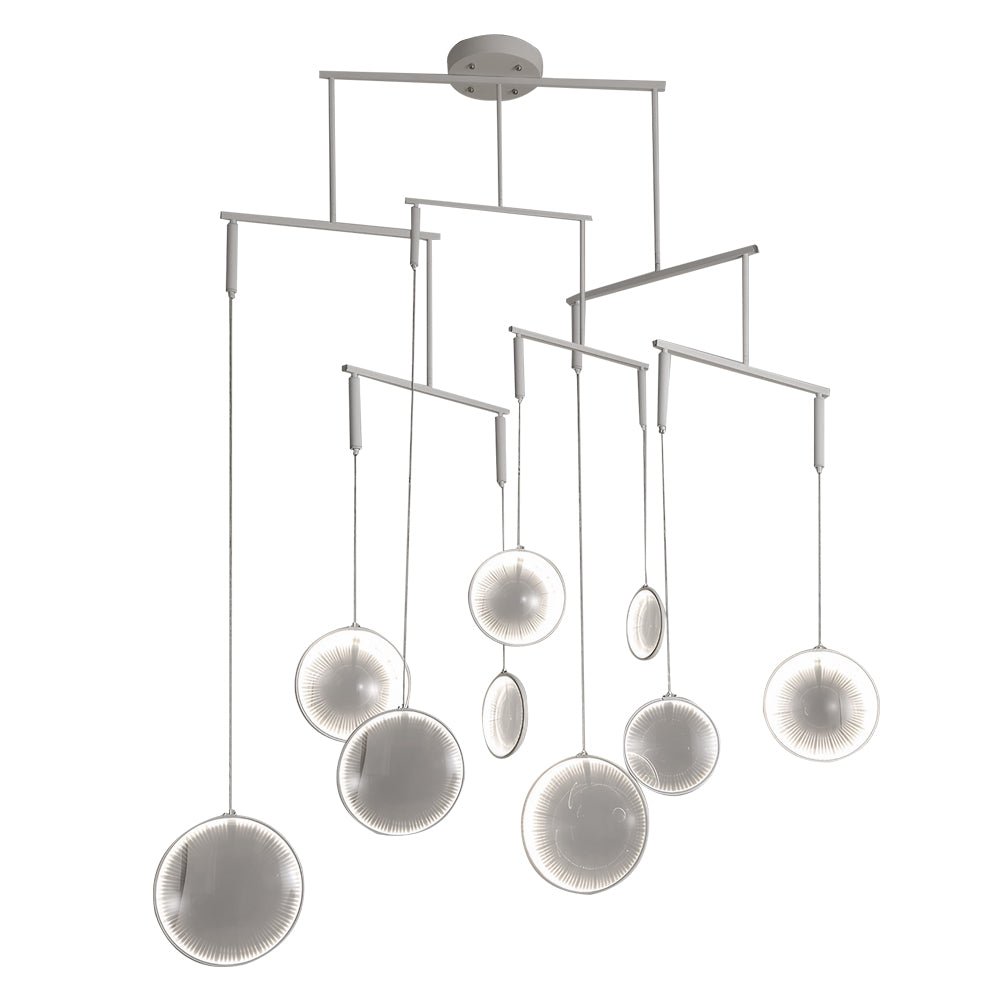 Aspasia - White Ring LED Chandelier