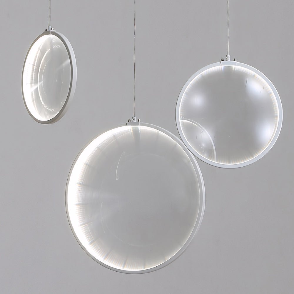 Aspasia - White Ring LED Chandelier