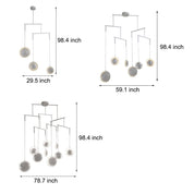 Aspasia - White Ring LED Chandelier