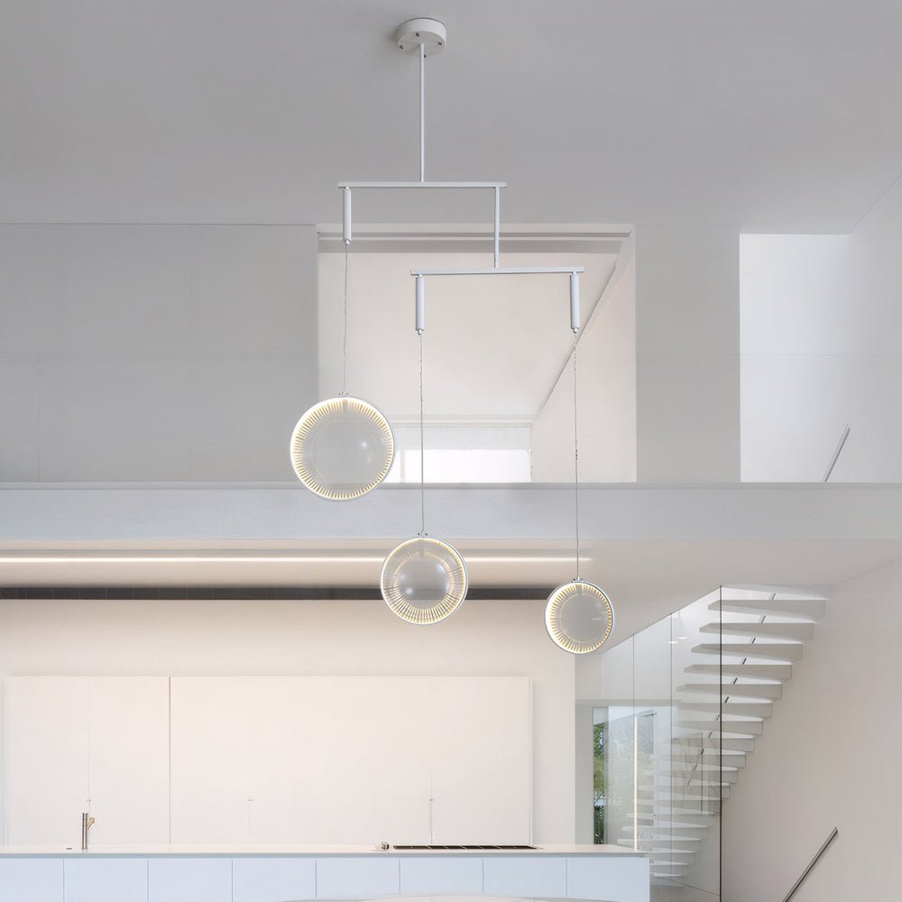 Aspasia - White Ring LED Chandelier