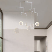 Aspasia - White Ring LED Chandelier