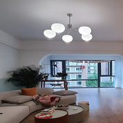 Deinias - Five-Light Glass LED Chandelier