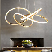 Eukleides - Curved Line Ring Chandelier