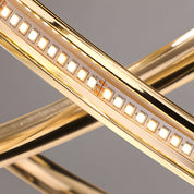 Eukleides - Curved Line Ring Chandelier