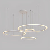 Amyntas - Four Ring Artistic LED Chandelier