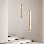 Merope - Backlit Travertine Wall Sconce