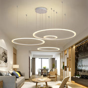 Amyntas - Four Ring Artistic LED Chandelier