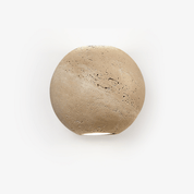 Hypnos - Travertine Globe Wall Sconce
