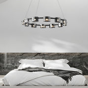 Diokles - Circle Glass Dimmable Chandelier