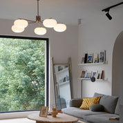 Deinias - Five-Light Glass LED Chandelier