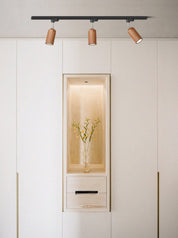Aristaios - Wood and Steel Track Lighting